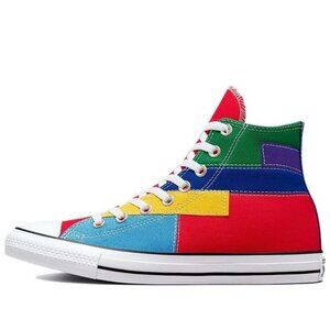CONVERSE Unisex Chuck Taylor All Star High Patchwork Shoes Size M8/W10